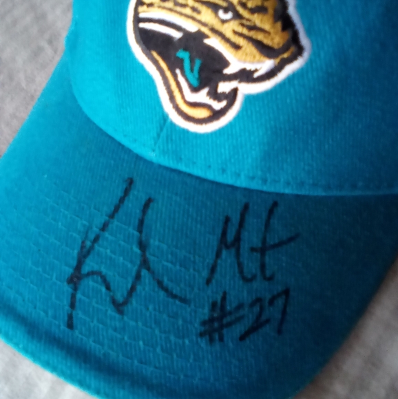 Jacksonville Jaguars Rashean Mathis autographed ha - Picture 5 of 6
